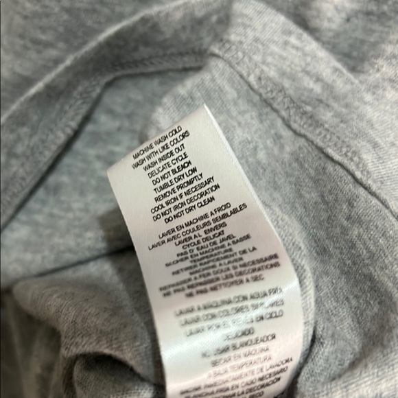 Vintage Juicy Couture Shirt Top Gray Tee Pink Bow Cap Blouse Girls Ruffle Y2K - Picture 6 of 12